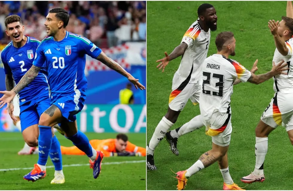 Italia y Alemania harán sus presentaciones en los octavos de final de la Eurocopa.