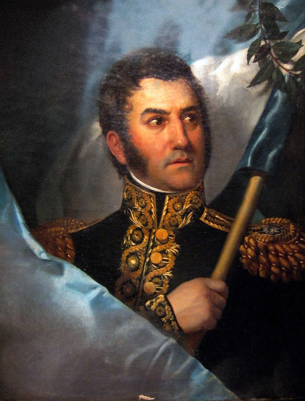 José de San Martín, en uno de sus retratos más conocidos (Archivo)