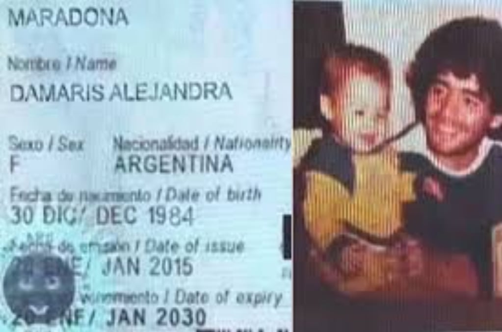 El documento de identidad y la foto de cuando era apenas una bebe.