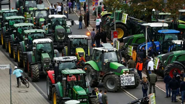 Protesta de agricultores en Alemania
