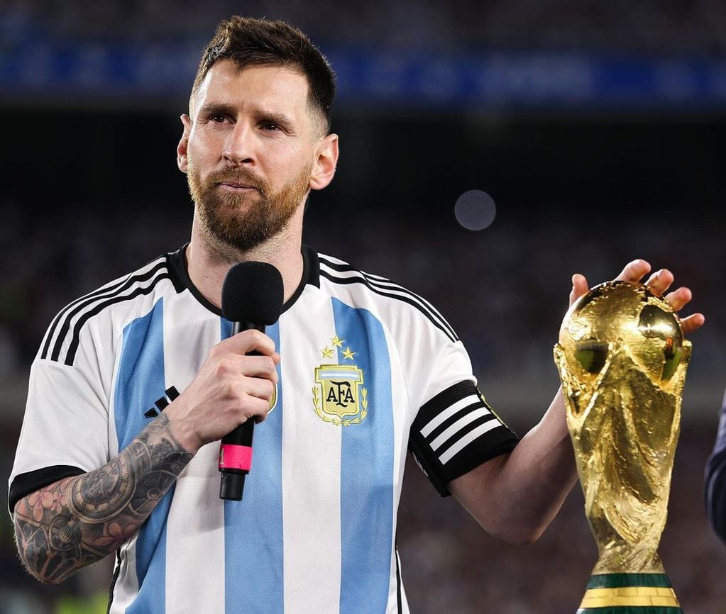 El álbum de fotos que Lionel Messi sobre la fiesta de los campeones del mundo (Instagram)