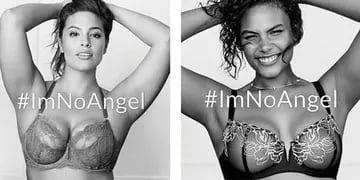 Una firma de lencería para talles grandes cuestiona el modelo de belleza impuesto por la famosa marca y sus "ángeles". Fotos y video.