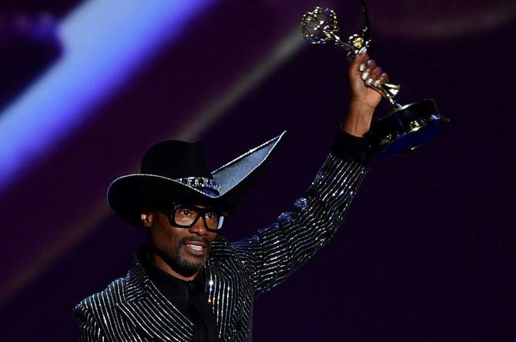 
Billy Porter es el primer hombre negro abiertamente gay en ganar un Emmy | AFP
   