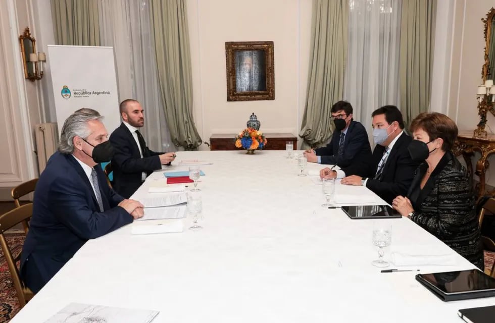 El Presidente se reunió con la titular del Fondo en la sede de la Embajada Argentina en Roma. - Presidencia