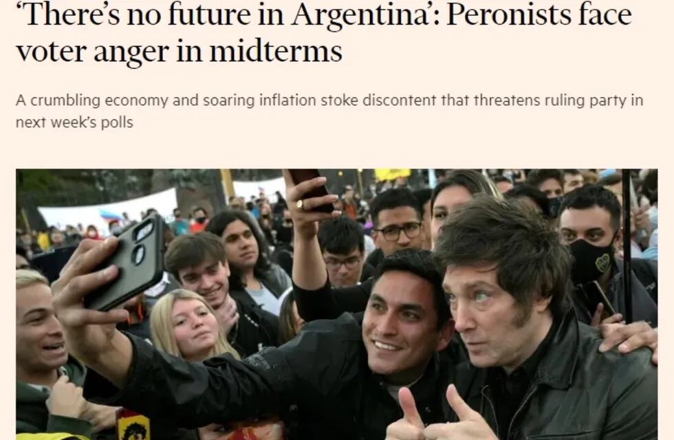 "No hay futuro en Argentina". El duro artículo publicado por el Financial Times este lunes.
