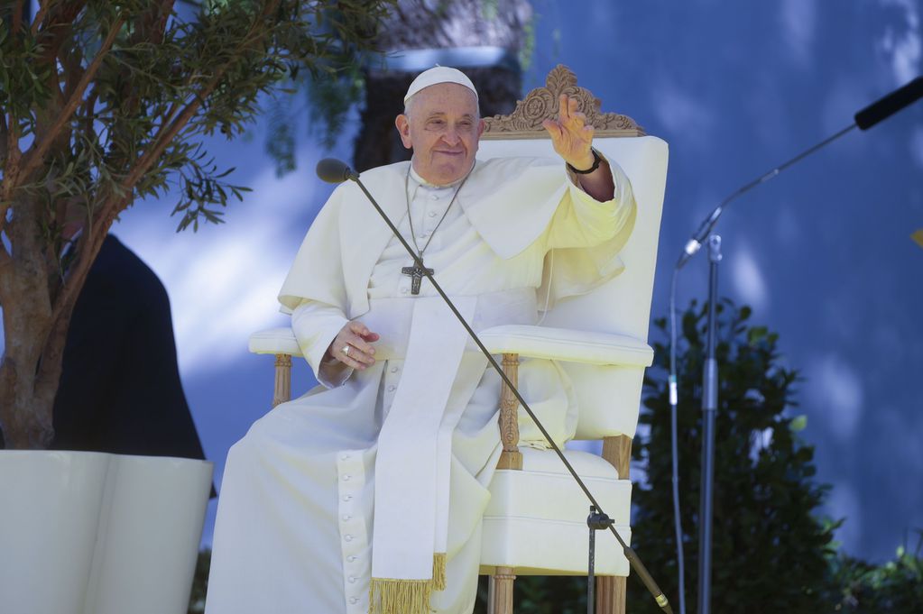 El papa Francisco confesó que está en tratativas para visitar Argentina y Uruguay. (AP Foto/Gregorio Borgia)