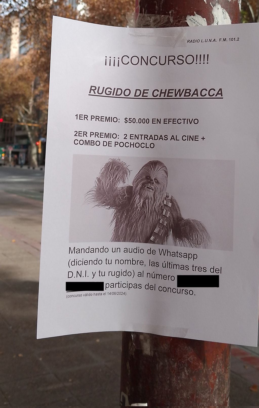 La “joda entre amigos” que terminó en viral: Con un aviso buscaban a la voz Chewbacca y recibió decenas de mensajes. Foto: Captura Web