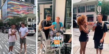 Un tiktoker consultó en las calles de Miami si conocían a Lionel Messi