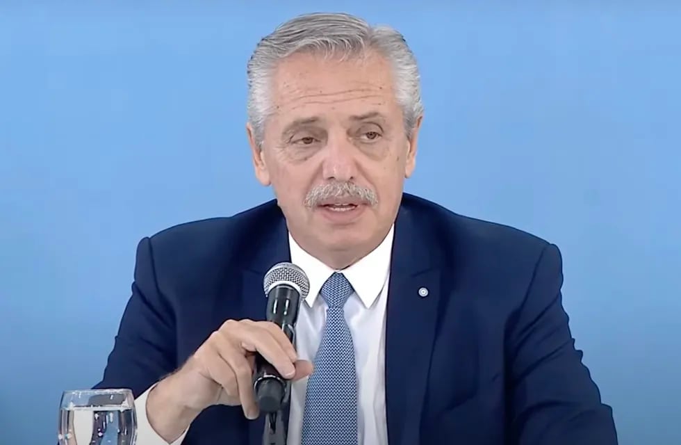Presidente Alberto Fernández. Foto: Captura de video
