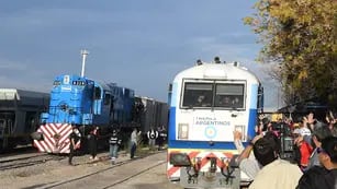 Llegada tren pasajeros