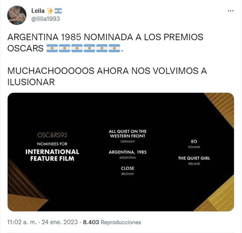 Los memes por la nominación de 'Argentina, 1985' al Óscar
