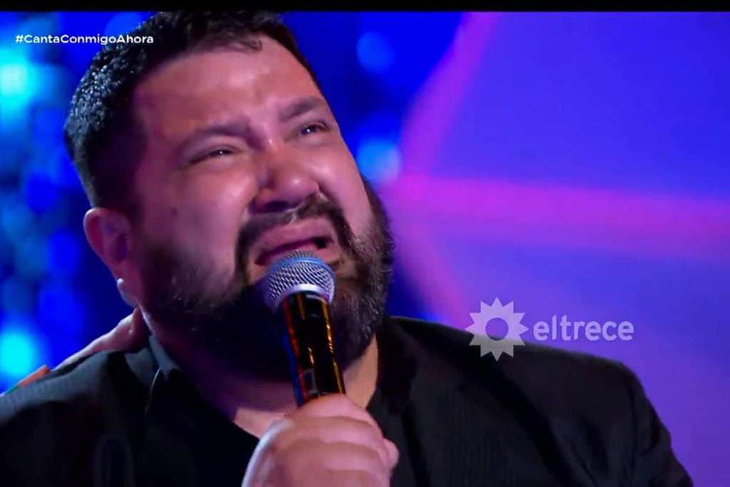 "Canta conmigo ahora": Mariano Rodríguez pasó a la final y le dedicó su show a su hija que fue a verlo (Captura de pantalla)