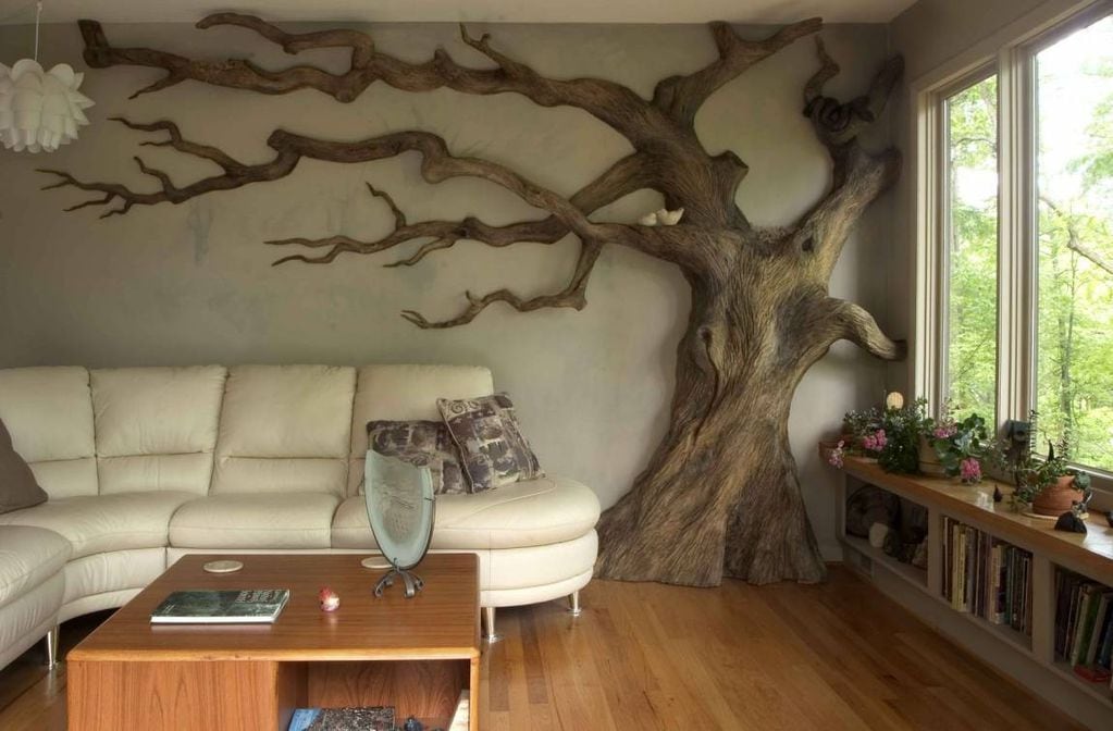 Llená de vida tu hogar, decorando con árboles secos