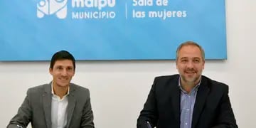 Firma de convenio entre la Municipalidad de Maipú y Diario Los Andes