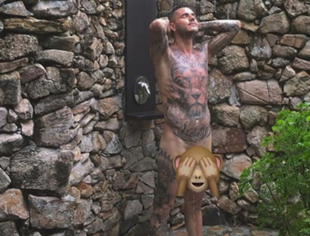 Wanda Nara publicó una foto de Mauro Icardi desnudo: lomazo total