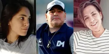 Magalí Gil, Diego Maradona y Eugenia Laprovittola