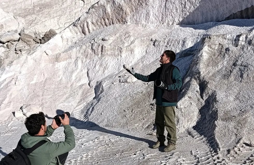 Marín destacó los paisajes nevados invernales, pero también reconoció la belleza de otros paisajes. Gentileza: Prensa Gobierno de Mendoza.