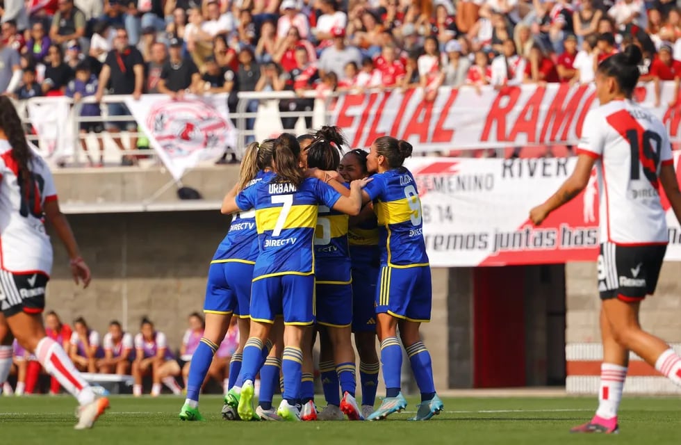 Boca le ganó a River por 3-1 en una nueva edición del Superclásico Femenino. / Gentileza.