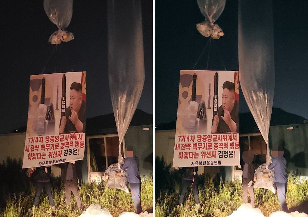 La semana pasada, grupos surcoreanos  opositores al gobierno del norte enviaron globos con panfletos. La respuesta fue que accionarían "ojo por ojo".