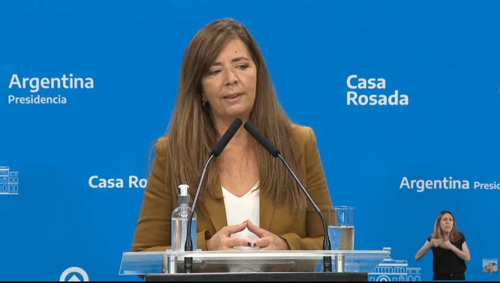 La portavoz de la Presidencia, Gabriela Cerruti, confirmó el bono para los jubilados.