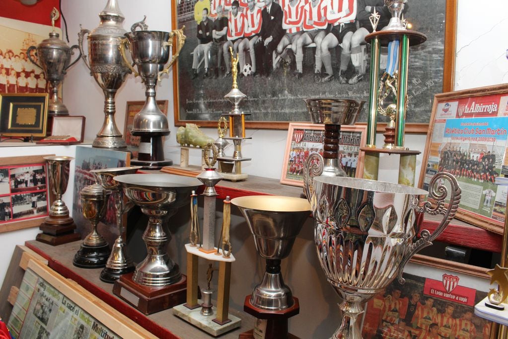 Los trofeos del Club.