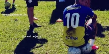 El hermano del ídolo de Estudiantes subió una historia de Istragram y su hermano tenía puesta una camiseta de Boca de Juan Román Riquelme. 