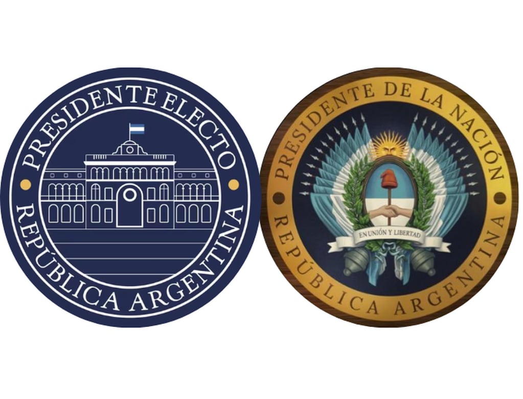 El logo antiguo y el nuevo de la cuenta en X de la Oficina del Presidente Javier Milei. Foto: Redes sociales.