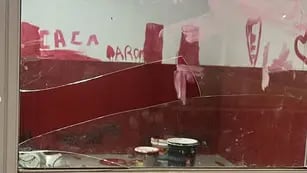 Vandalismo en el Club Atlético San Martín.