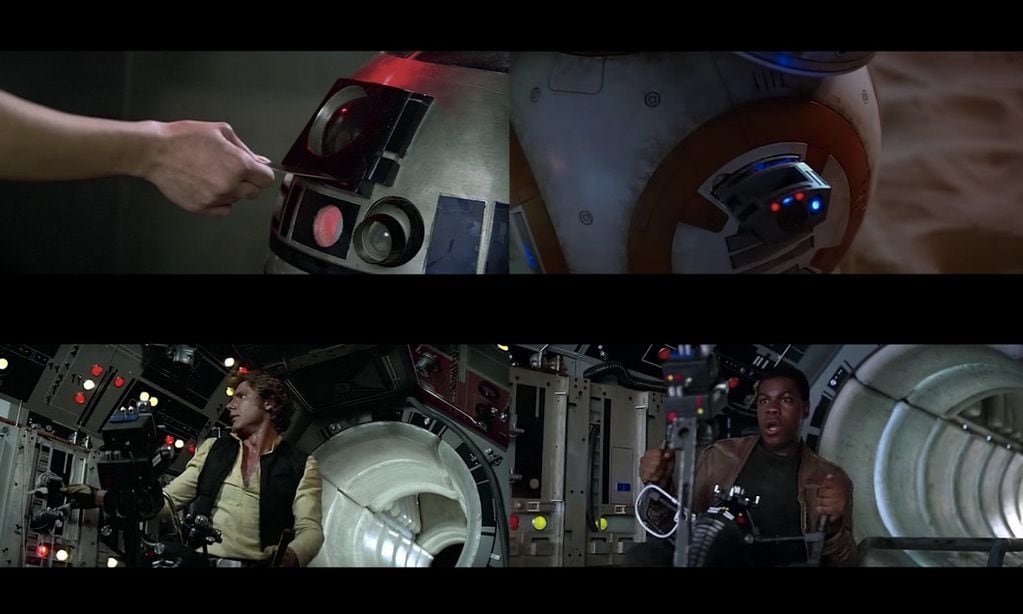 Parte del calco "espiritual" de Star Wars: Episodio VII - El despertar de la fuerza a la del '77.