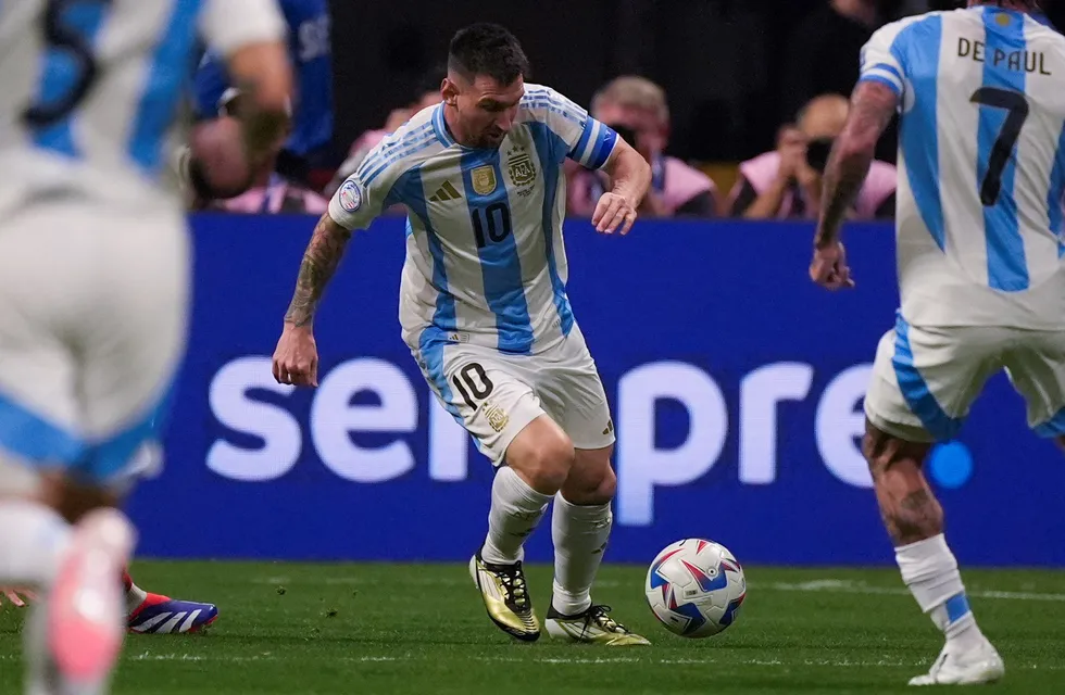 Argentina enfrentó a Canadá en el primer partido de la Copa América 2024. (AP)