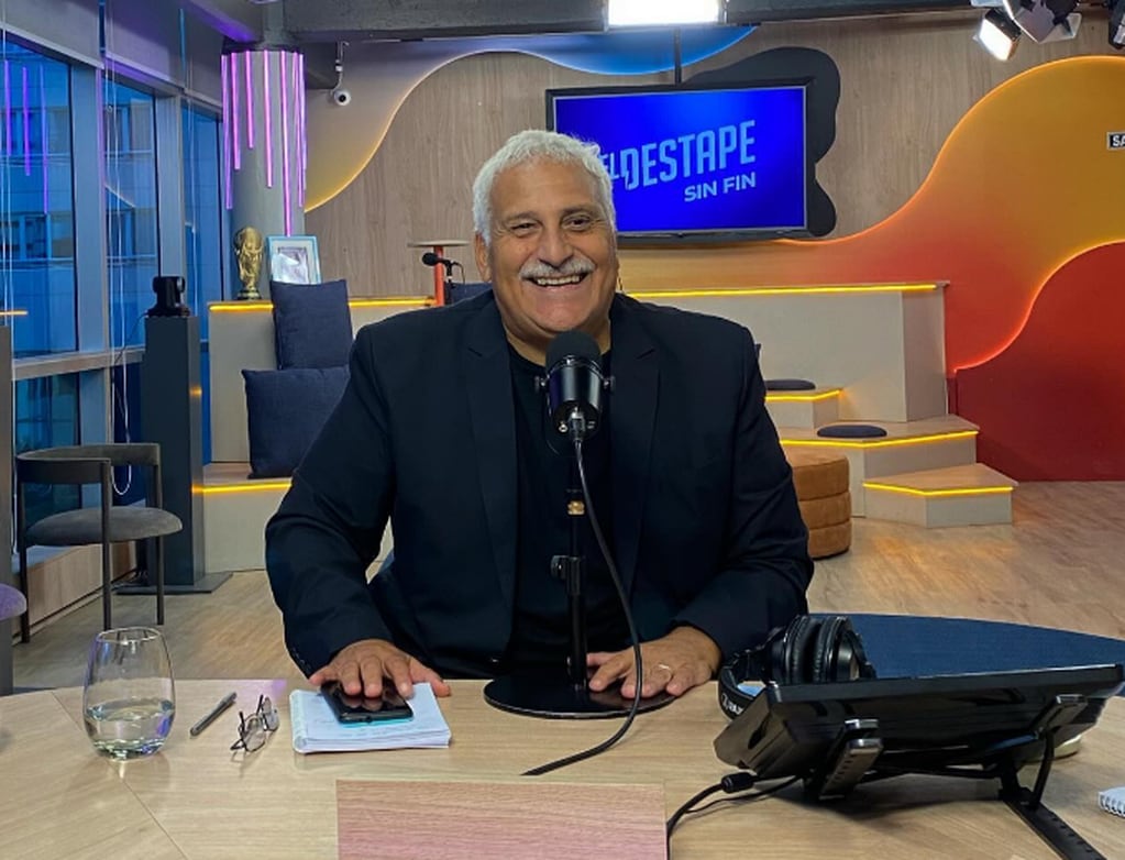 Darío Villarruel trabaja en las radios 10 y El Destape y en el canal de noticias C5N.
Foto: Gentileza