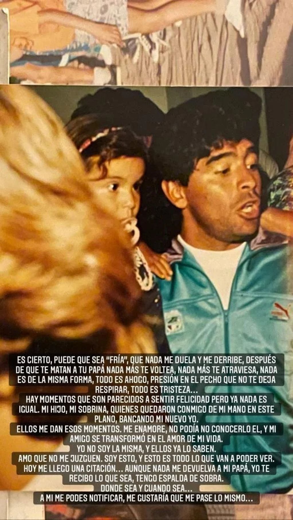 Gianinna Maradona habló por primera vez de Daniel Osvaldo