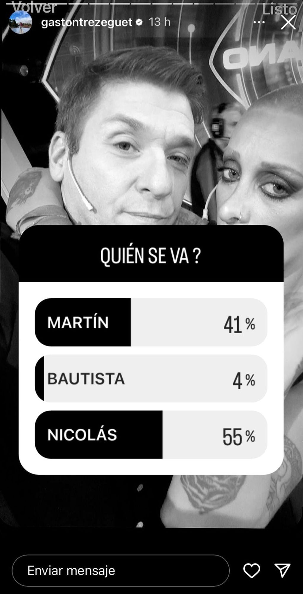Las encuestas dan por eliminado a Nicolás de Gran Hermano.