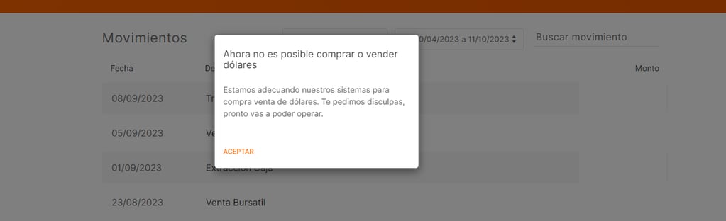 Luego de los cambios en el "dólar ahorro", los bancos suspendieron operaciones de compra y venta online