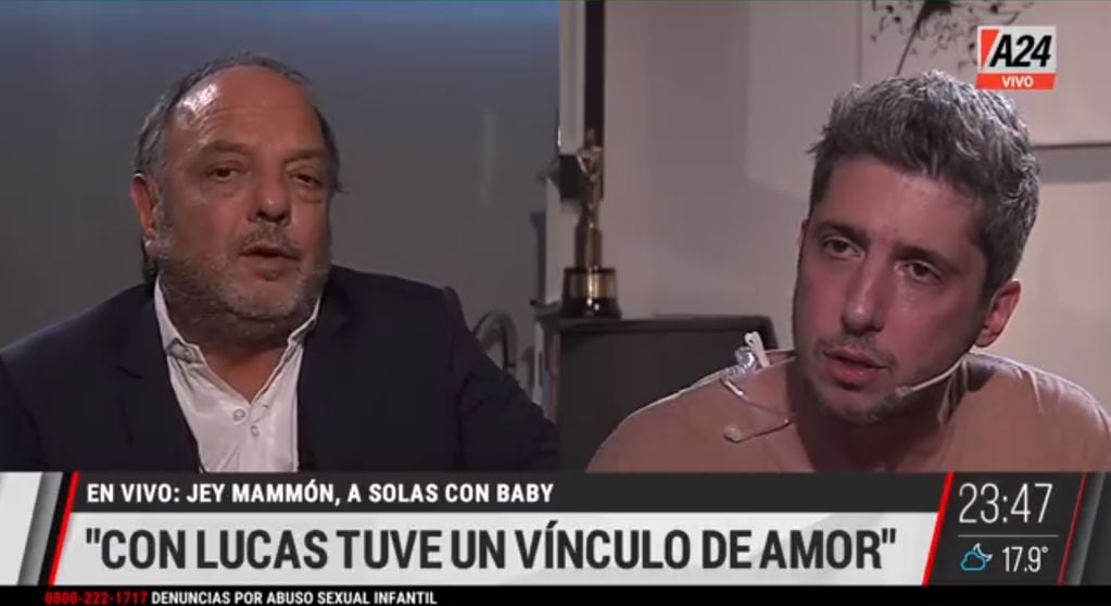 Jey Mammón habló con Baby Etchecopar (A24)