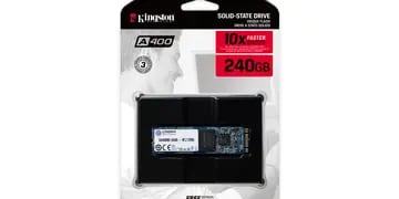 Kingston anunció el A400 M.2, el SSD 10 veces más rápido que los discos duros tradicionales y con larga duración.