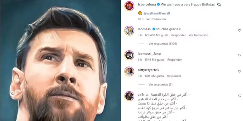 El FC Barcelona le dedicó un posteo a Messi por su cumpleaños.