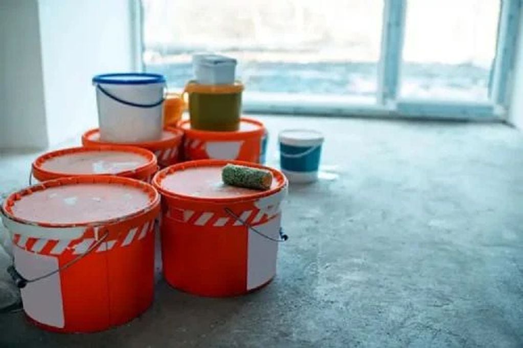 Los baldes de pintura pueden ser reutilzables de diferentes maneras.