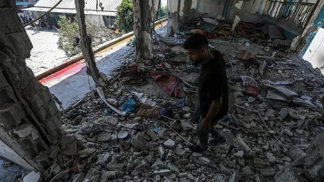 Israel atacó una escuela en Gaza