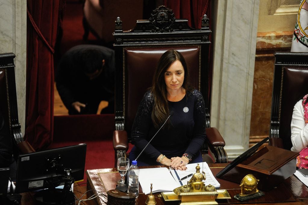 Victoria Villarruel, Senado de la nación. Foto: Federico Lopez Claro