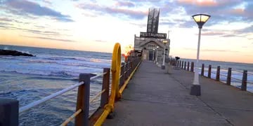 Emiten un alerta amarillo por fuertes vientos en Mar del Plata
