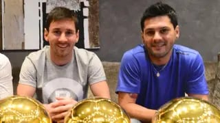 Matías Messi y Lionel Messi