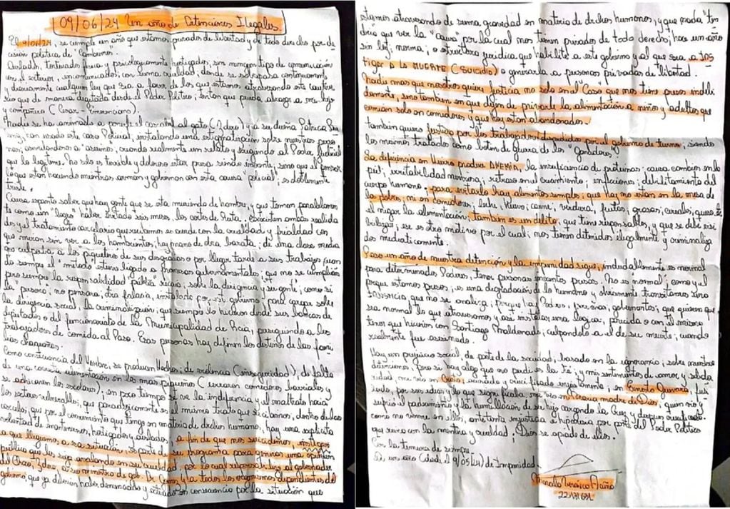 La carta completa de Marcela Acuña a un año del femicidio de Cecilia.