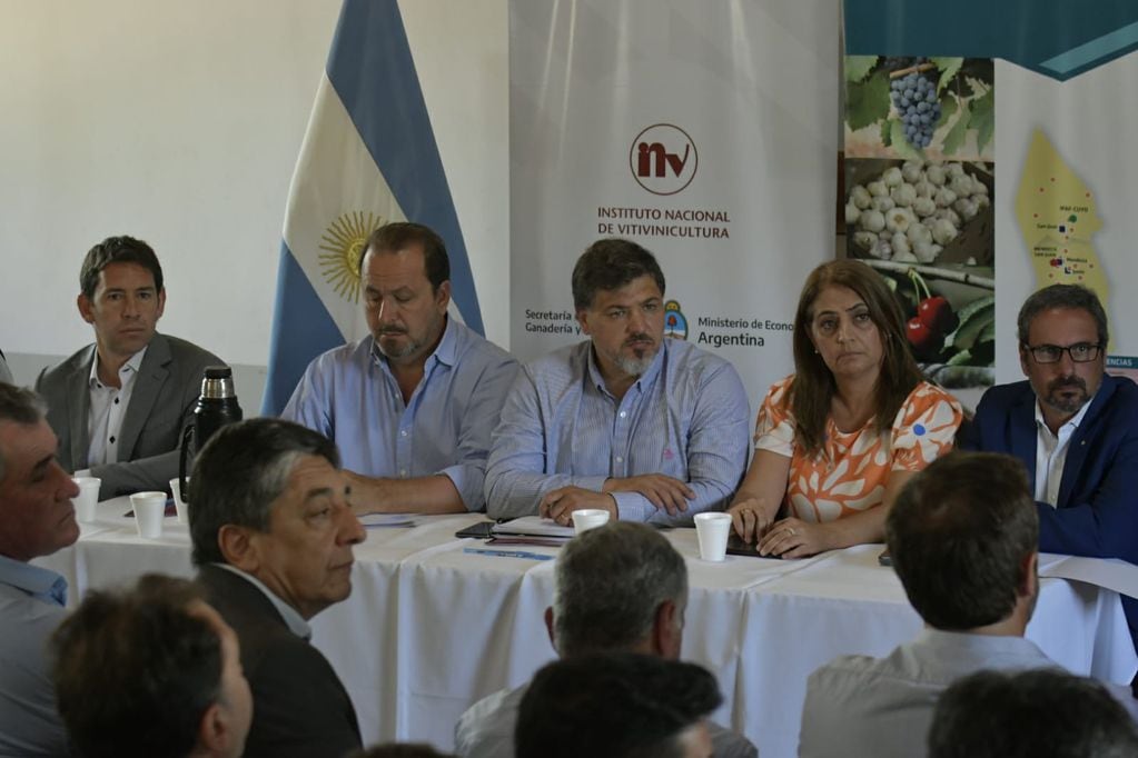 Presencia política en el acto de Sergio Massa en Mendoza - Orlando Pelichotti / Los Andes