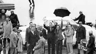 El regreso de Perón, en 1973, uno de los episodios que Cristina Iglesia recupera en "Justo entonces".