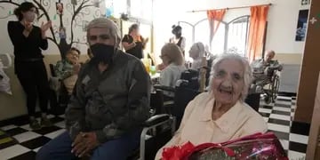 Roberta Torres, la sanluiseña que celebra sus 101 años.
