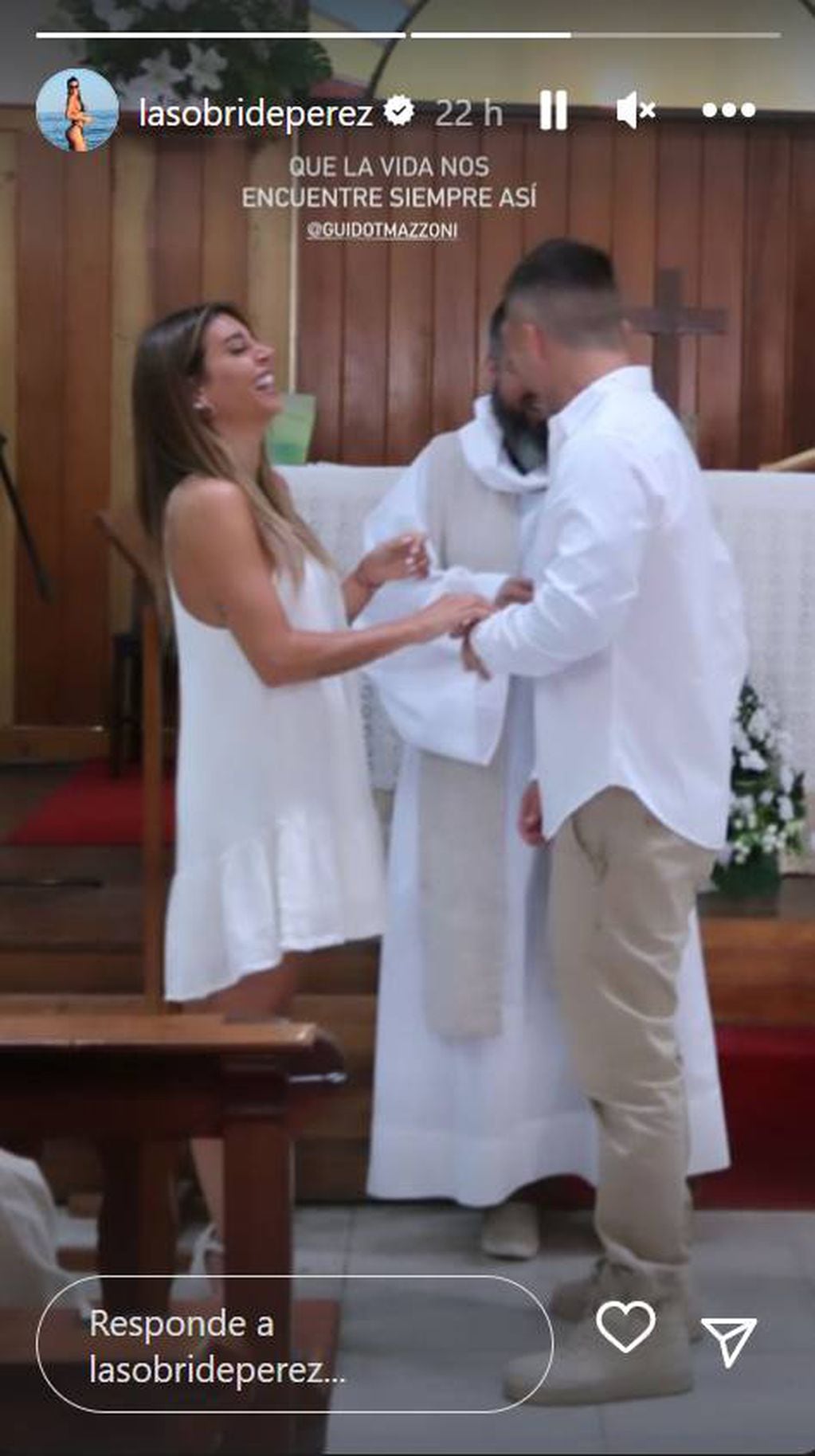 Sol Pérez se casó por iglesia. (Instagram Sol Pérez)