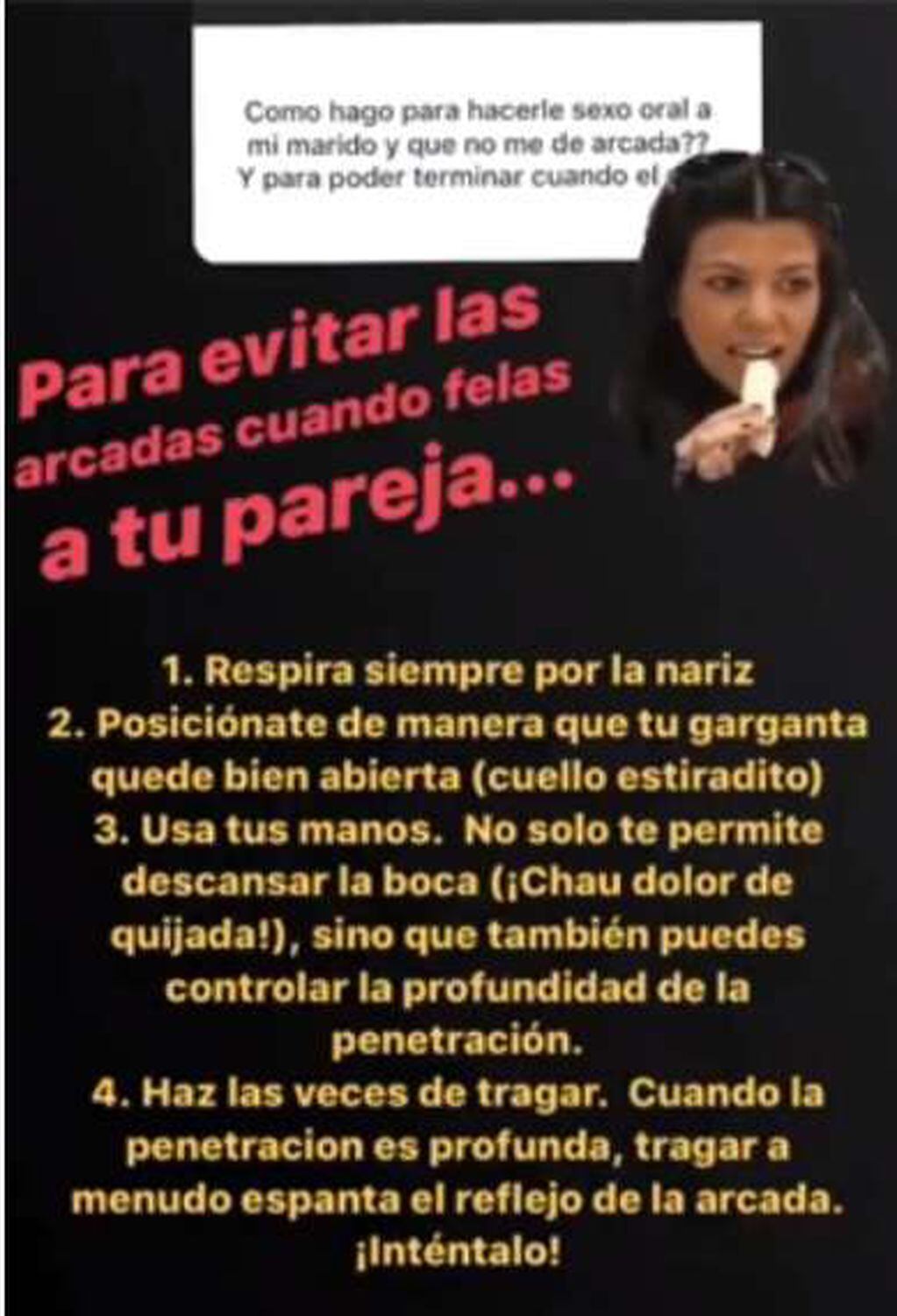 Furor en las redes por los tips sexuales de Alessandra Rampolla