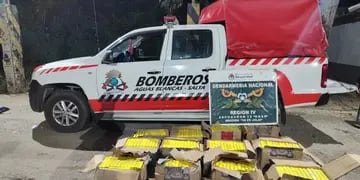Secuestran 314 kilos de cocaína en una camioneta de bomberos voluntarios en Salta