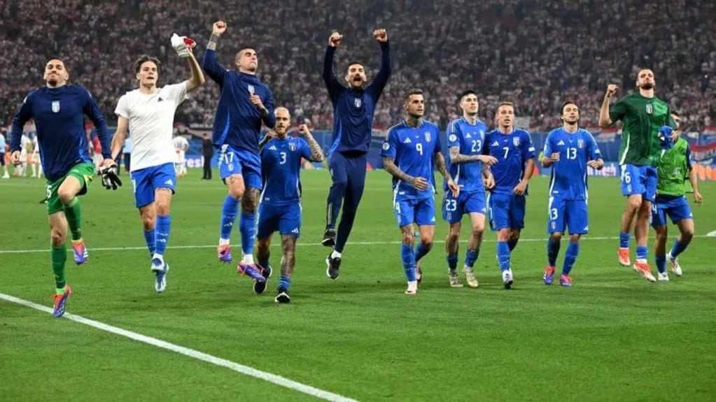 Italia clasificó a los Octavos de Final tras un empate agónico contra la selección croata / Gentileza